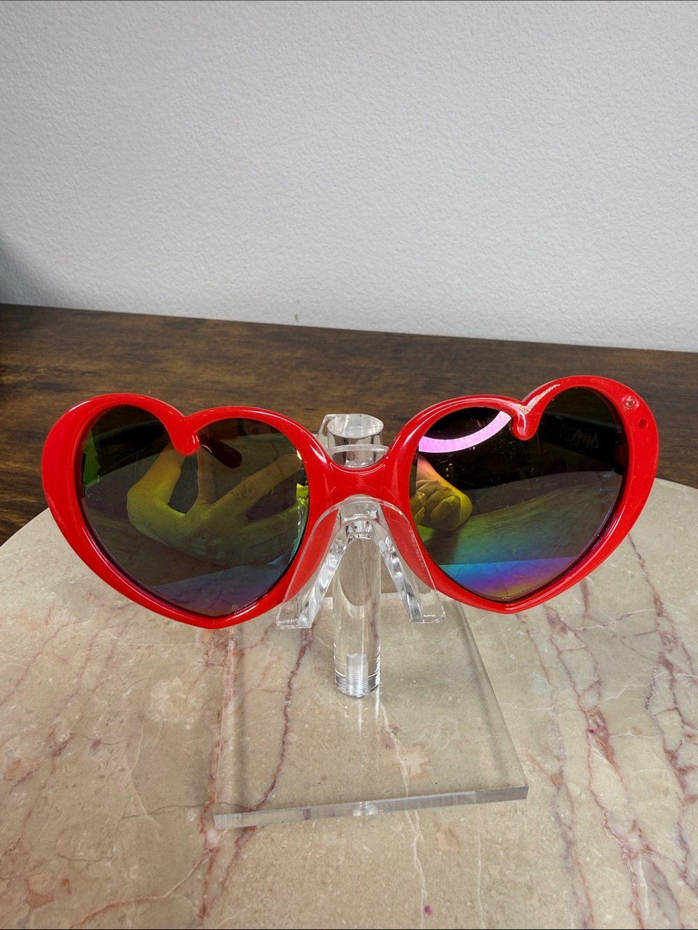 Minnie Mouse Kids Red Heart-Shaped Sunglasses - Fun Polarized Lenses